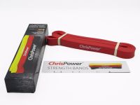 ChrisPower Strength Band ยางยืดออกกำลังกาย Red(Medium) 101.60cmx1.9cm สีแดง