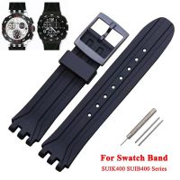 ✱ สายนาฬิกาซิลิโคน 19 มม. สำหรับ Swatch Band SUIK400 SUIB400 Series ยางกันน้ำแบบนุ่มสร้อยข้อมืออุปกรณ์เสริมสายรัดข้อมือกีฬา