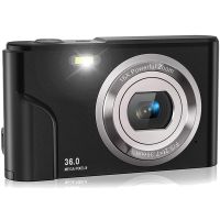 1080P 36.0 Mega Pixels Digital Camera with 16X Digital Zoom, LCD Screen, Portable Mini Cameras for Students Teens