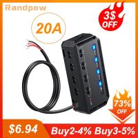 【YF】 Randpow 12V Fuse Box Universal  LED Indicator 20A Car Motorcycle Battery Protection Junction Resistant Heat Holder