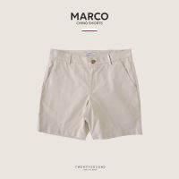 TWENTYSECOND กางเกงขาสั้น รุ่น Marco chino shorts - สีเบจ / Beige