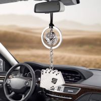 【jw】∏♗  Decoração para espelho retrovisor decoração de automóveis acessório interiores presente feriado