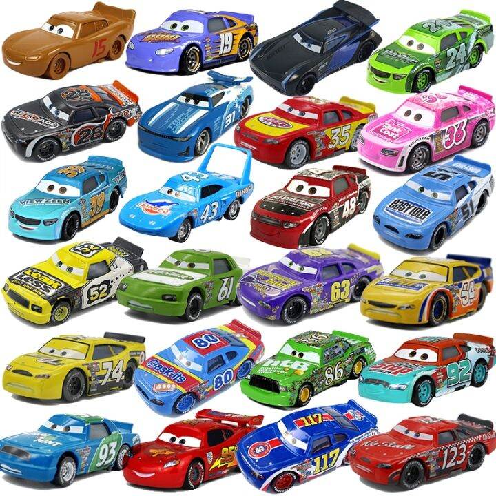 Pixar Cars 2 Lightning Mcqueen Alloy Metal Toy Car