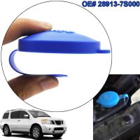 ][= For Nissan Armada Titan 2006-2015 Car Windshield Wiper Water Fluid Washer Reservoir Bottle Tank Cap Cover OE# 28913-7S000