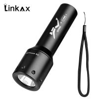 Super Bright LED Flashlight Professional Diving Light Aluminum Alloy Scuba Diver Diving Flash Light Underwater Torch 18650 Diving Flashlights