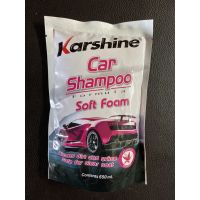 ส่งเร็ว แชมพูล้างรถ 650ml.(แบบถุง)  KARSHINE Car Shampoo Soft Foam กลิ่นพฤกษาขนาดใหญ่ บรรจุ 650 ML