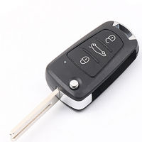 3ปุ่ม Flip Car Remote Blank Key Shell สำหรับ GREAT WALL WINGLE STEED HAVAL HOVER H5 H6 C30พับฝาครอบกุญแจ Uncut Blade