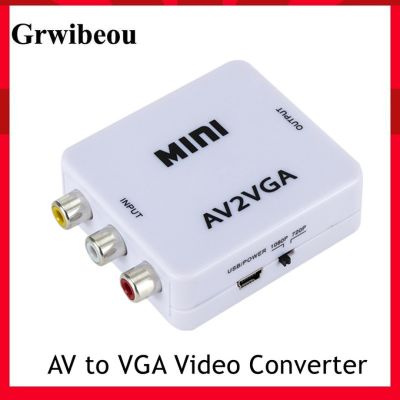 【CW】✗✺☼  CVBS To Video Converter With 3.5mm Audio Cable TV 1080P