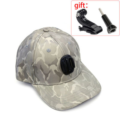 หมวกกล้องเพื่อการกีฬา Tuyu สำหรับ Gopro Hero7/6/5 Dji Osmo Eken Sjcam หมวกกล้องแอคชั่นแคมเมราพร้อมสกรูและฐานภูเขา J