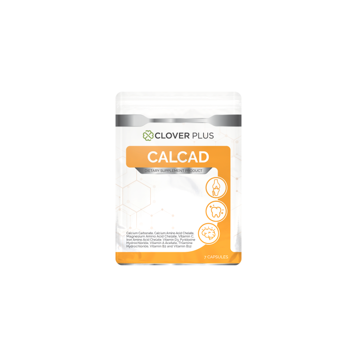 clover-plus-calcad-แคลแคท-อาหารเสริม-แคลเซียม-และวิตามิน-7-แคปซูล-อาหารเสริม