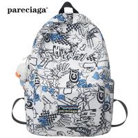 Patagonia กระเป๋าเป้สะพายหลังสำหรับผู้ชาย,กระเป๋าเป้สะพายหลังเป้น้ำหนักเบาลายกราฟฟิตี้ย้อนยุค