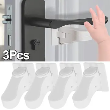 1Pcs Children Safety Lock Baby Door Handle Lock Lever Lock Proof Window  Anti-opening Protection Toddler Kids Door Stopper