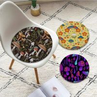 【LZ】 Cartoon Mushroom Creative Seat Cushion Office Dining Stool Pad Sponge Sofa Mat Non-Slip Sofa Decor Tatami