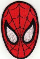 iron on patch Embroidery Spiderman Action Hero 7.5x5 cm ฮีโร่แอคชั่น  ตัวรีด เย็บติดผ้าประเทศไทย โลโก้ปัก มีกาวสำหรับรีด ตกแต่งเสื้อผ้า