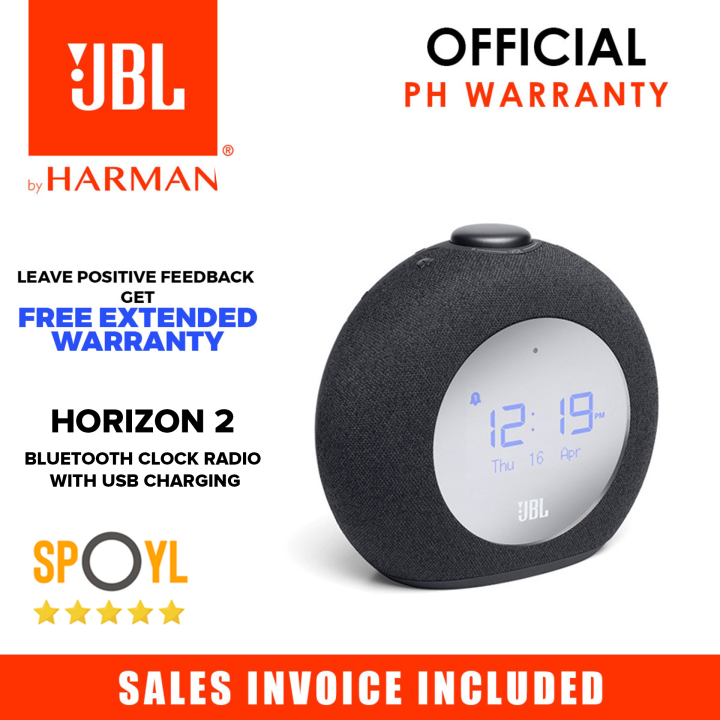 JBL Horizon 2 Bluetooth Speaker With Clock Radio , USB Charging and Ambient Spoyl Store