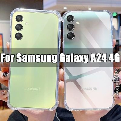 เคส Samsung A24 2023เคสโทรศัพท์สำหรับ Samsung Galaxy A24 24 A 23 A23 M14 4G 5G เคสบางพิเศษ TPU เนื้อนิ่มโปร่งใสปกป้องเคสซิลิโคนกันกระแทกฝาหลัง