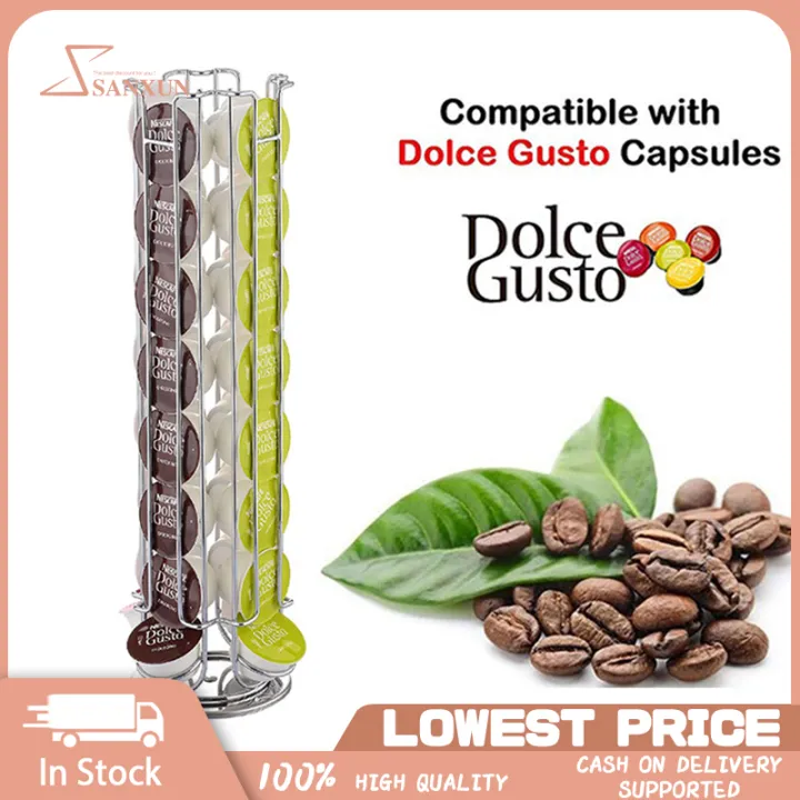 Metal Coffee Pod Holder 24 Cup Coffee Capsule Holder Dolce Gusto