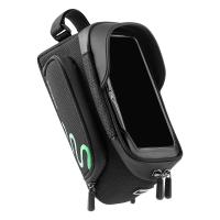 ROCKBROS Bike Frame Bag Bike Phone Mount Bag Bicycle Phone Holder with Side Bags Bike Top Tube Bag Road Bike Pouch Accessories