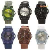 2023 AgHP  Mens Fashion  Army Style Nylon Band Sports Analog Quartz Wrist Watch