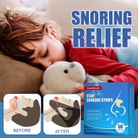 【cw】 50Pcs Adult Stop Snoring Strips Nasal Strips for Snoring Relief Stuffy Ventilation Nose Patches For Better Sleep