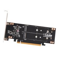 พอร์ต4 Soft Raid Pci-E X16 M.2สำหรับพีซีตั้งโต๊ะการ์ดคอนโทรลเลอร์ NVME สนับสนุนการ์ด SSD อะแดปเตอร์ HDD W/ ตัวยึด FJK3825