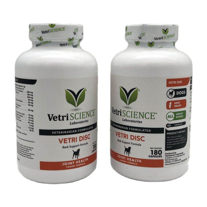 VetriScience Vetri Disc Back Support Formula 180 Capsules for Dogs