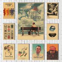 ภาพยนตร์คลาสสิก Forrest Gump ห้องการ์ตูน Art Home Decor ผ้าใบคราฟท์ Poster