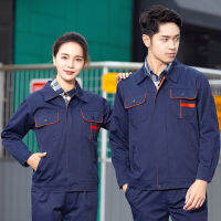 Charmants ชายและหญิงทำงานแจ็คเก็ตแจ็คเก็ตแขนยาวช่างเชื่อมไฟฟ้าก่อสร้าง Workwear  แขนยาว