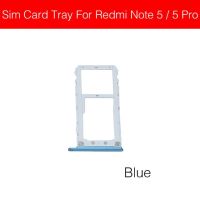 อะแดปเตอร์ถาดใส่ซิมการ์ดสำหรับ Redmi Hongmi Xiaomi ข้าวแดงโน้ต5 5a 5 Pro อะไหล่สำหรับซ่อมแซมช่องใส่ซิมกระเป๋าเก็บบัตร