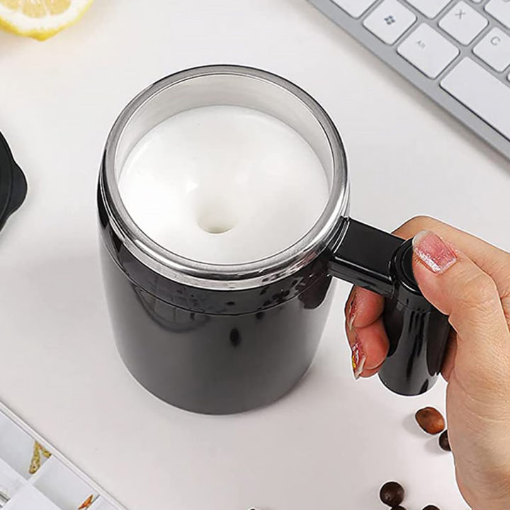 zir-แก้วกาแฟสามารถชาร์จได้อัตโนมัติถ้วยปั่น380มล-304สแตนเลส-พร้อมไม้คนถ้วยปั่นสแตนเลสถ้วยผสมเองอัตโนมัติ