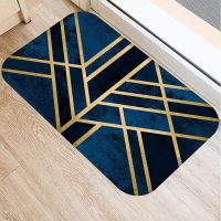 [A VOGUE] LE SeaAnti Slip พรมเช็ดเท้า Bath Entrance Door Mat Suede VelvetColorful Indoor Mats Rug Home Decor