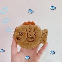 Pouch Fish Canvas Coin Card Wallet Key Zip Handbag Cute For Women Coin Wallets Card Girls Purses Gift Printed Wallet Holder Ladies P0T8