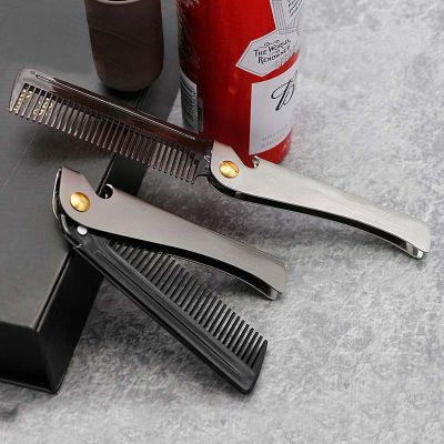 【CC】 Folding Combs Men Beard Comb Product Hair Dropshipping Stylin