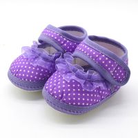 【hot】！ Shoes Newborn Infant Baby Dot Soft Sole Prewalker Warm Flats Children Zapatos Niña