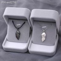 Korean Fashion Magnetic Couple Necklace For Lovers Gothic Punk Heart Pendant Necklace For Men Women Necklaces Party Gift Jewelry