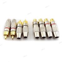 4PCS Gold Plated RCA Male Female Jack Plug to RCA Female Male Connector for Audio Video Adapter Cable Convertor Coaxial Cable 17TH