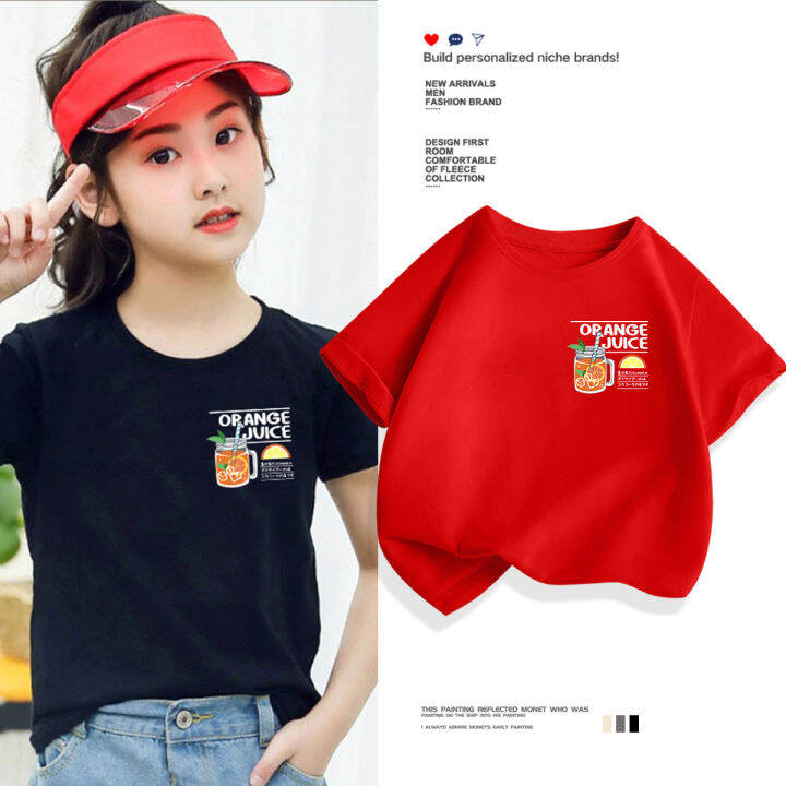เสื้อยืดแขนสั่งเด็ก-ผ้านุ่นใส่สบายทั้งเด็กชายกับเด็กหญิงh06b