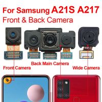 ต้นฉบับ Samsung A21S กล้องหลังด้านหน้ากล้องด้านหลังสําหรับ Samsung Galaxy A217 SM-A217F โมดูลกล้องด้านหลัง Flex Replacement