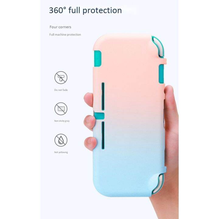 switch-lite-protective-case-shell-colorful-cute-hard-back-cover-skin-game-console-accessories