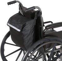 【LZ】yyebha Large Capacity Wheelchair Backpack Bag Adjustable Shoulder Strap Wheel Chair and Walker Accessories Side Storage Bags