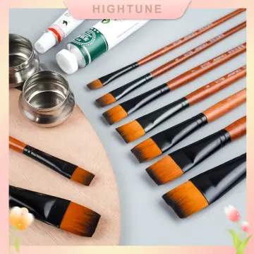 11pcs/set Professional Detail Paint Brush Fine Pointed Tip