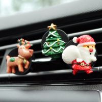 Car Perfume Santa Claus Car Outlet Clip Car Aromatherapy Air-conditioned Car Christmas Ornaments Light Fragrance