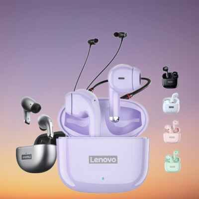 Lenovo LP40 PRO หูฟังไร้สาย IPX5 Waterproof And HD Music TWS Bluetooth 5.1