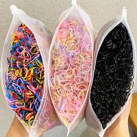 ❃ 1000pcs/Pack Girls Colorful Small Disposable Rubber Bands Gum For Ponytail Hold Scrunchie Hair Bands Fashion Hair Accessories