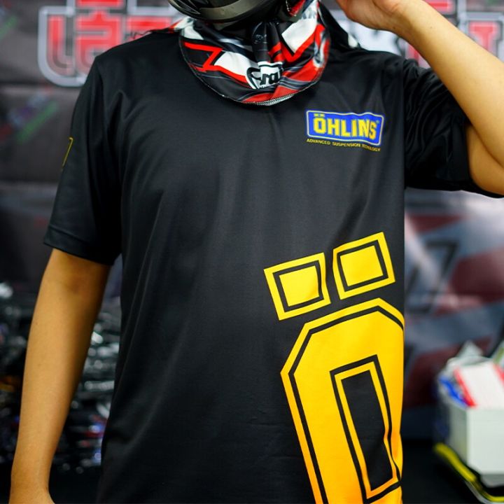 ปรับแต่งได้-เสื้อ-ohlins-ใส่ออกทริป-ดีไซน์ใหม่-ผ้าไม่หด-ใส่ขับรถ-วิบาก-นักแข่ง-s-5xl