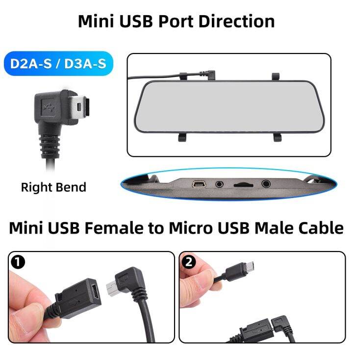 deelife-obd2-hardwire-kit-for-car-dvr-mirror-camera-dash-cam-parking-guard-cable-12v-24v-to-5v-mini-micro-usb-hard-wire