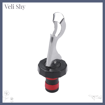 [Veli Shy] คันโยกหมวกพลาสติกจุกแชมเปญกันรั่วสแตนเลสจุกเครื่องดื่ม