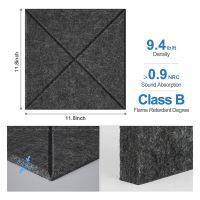 24 Pcs Acoustic Panels,Sound Insulation Board,Wall Sound Insulation Board,for Acoustic Treatment,Wall Decor,Studio,Etc