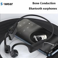 Ture Bone Conduction Bluetooth Headphones Wireless Earphones Waterproof Sports Headsets for Iphone 13 Xiaomi with Microphone