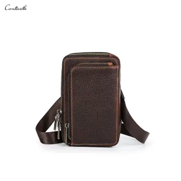 JOYIR Genuine Leather Men's Shoulder Bag Small Messenger Bags Fashion  Crossbody Travel Bag Man Purse Handbag for Work Business